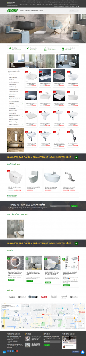 Web thiết bị vệ sinh