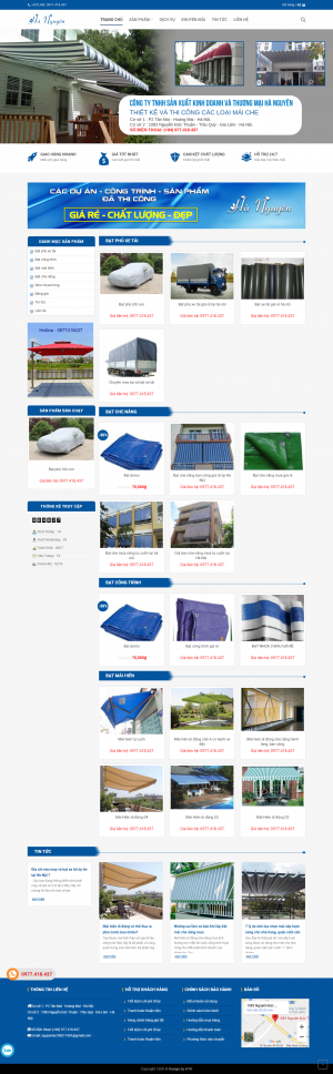 Web phông bạt