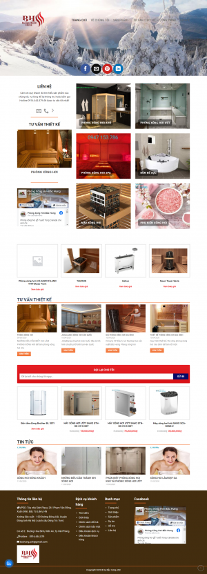 Web máy xông hơi