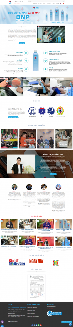 Web thiết bị y tế