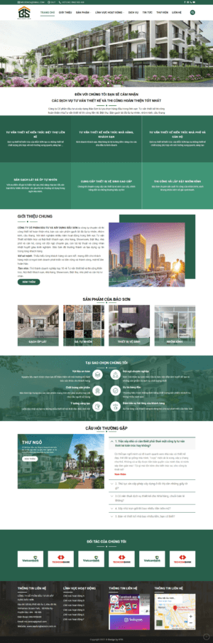 Web xây dựng bảo sơn