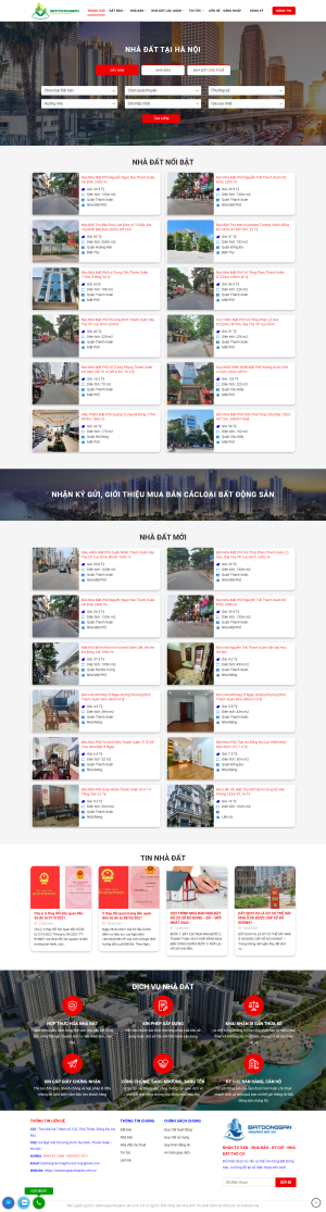 Web về Bất Động Sản 1
