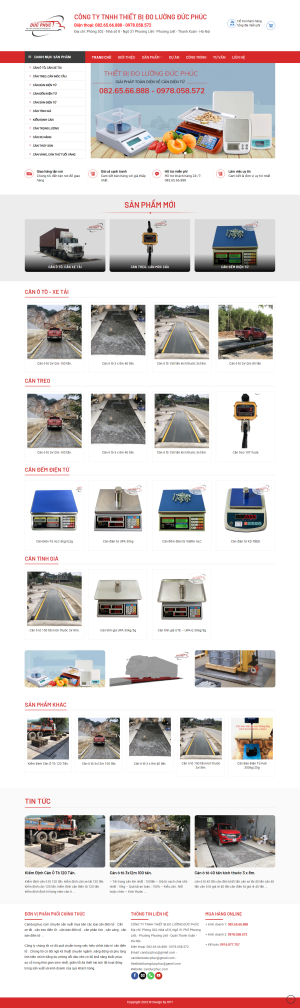 Web Bán hàng về cân