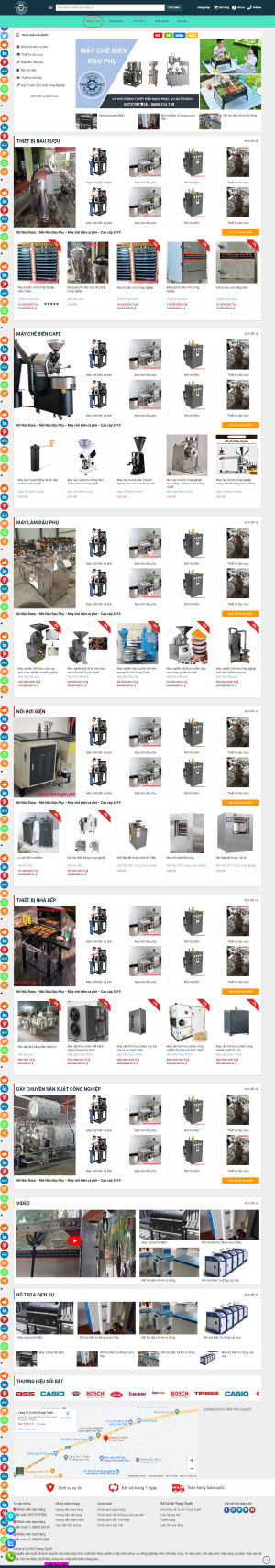 Web Bán hàng về cơ khí