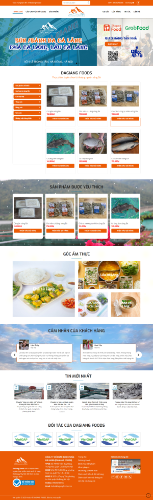 Web Bán hàng về thực phẩm 1