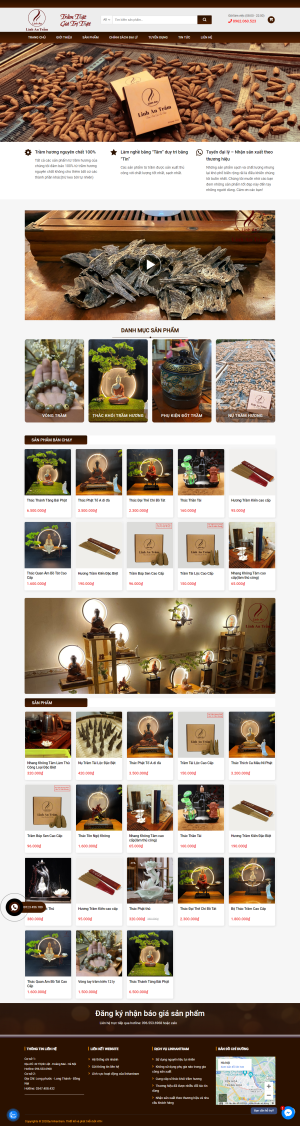 Web về trầm hương & đồ thờ cúng