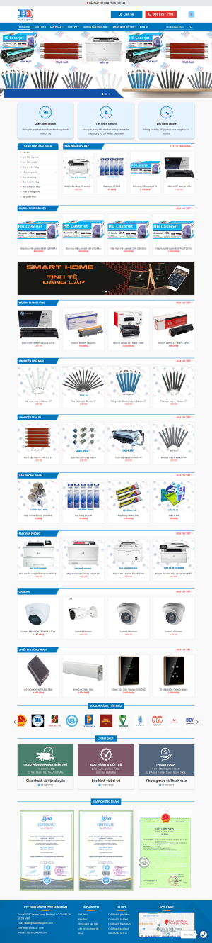 Web dịch vụ về sửa chữa máy in