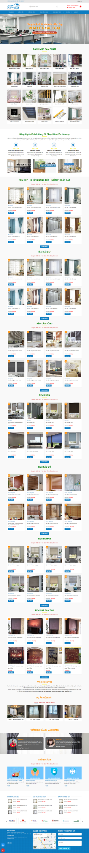 Web Bán hàng về rèm cửa 1