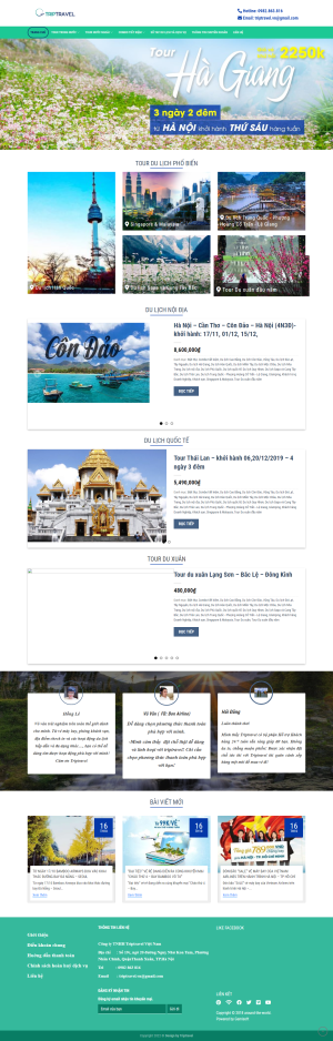 Web về Du lịch 1