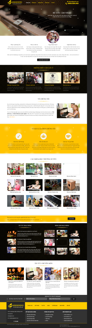 Web về Giáo dục - Âm nhạc