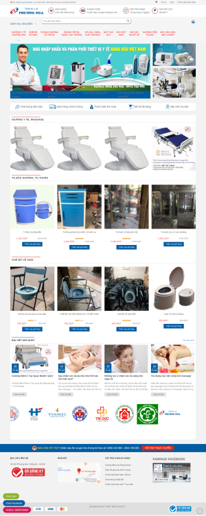 Web Bán hàng về thiết bị y tế