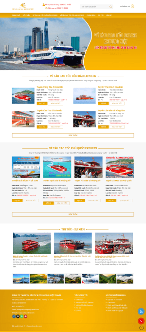 Web Bán vé tàu cao tốc