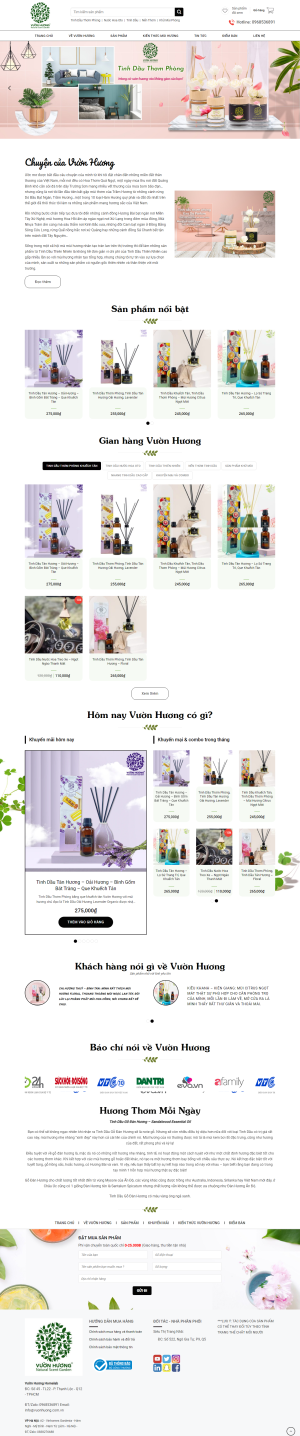 Web về Mỹ phẩm 1