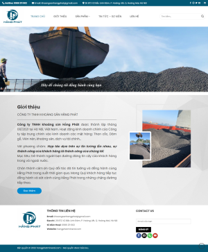 Web về khoáng sản Hằng Phát