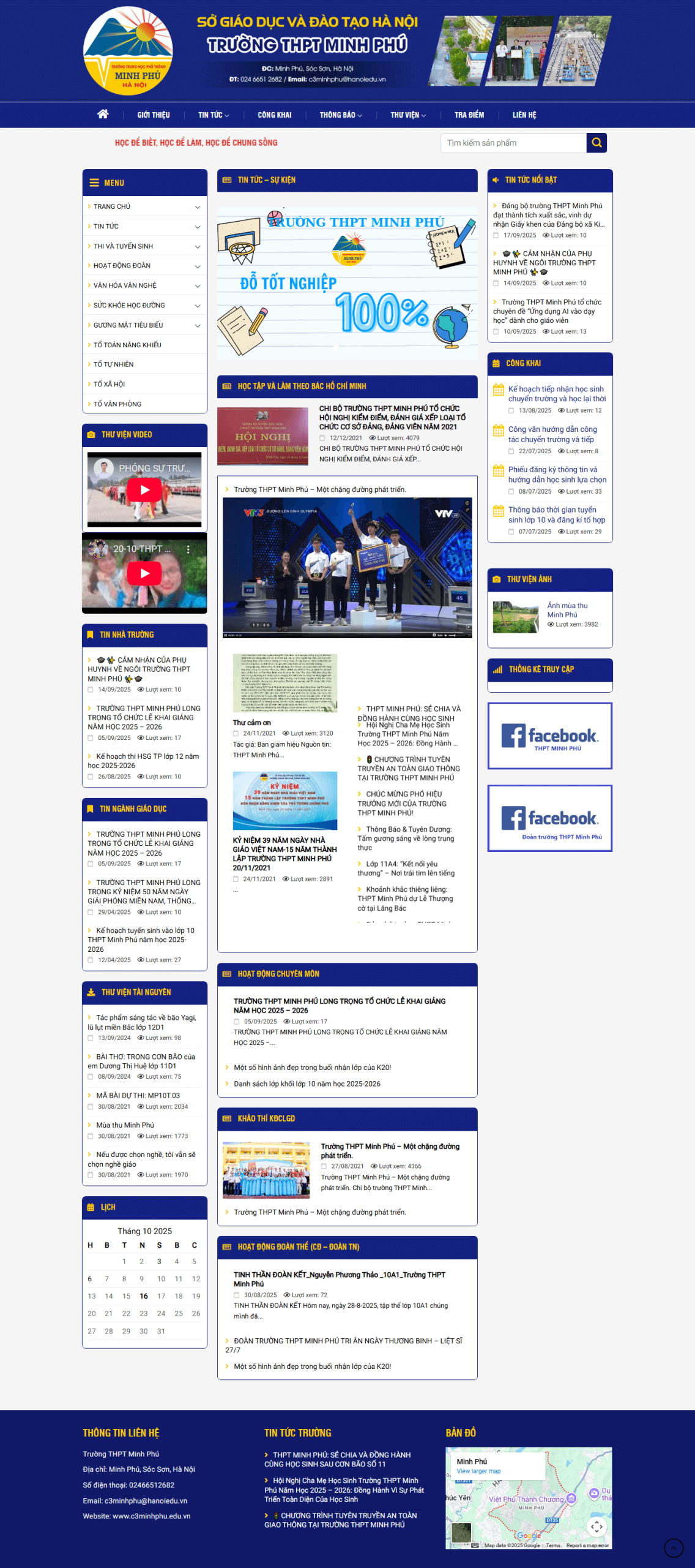 Web Trường học 02