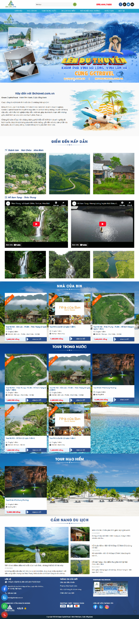Web về Du lịch 5