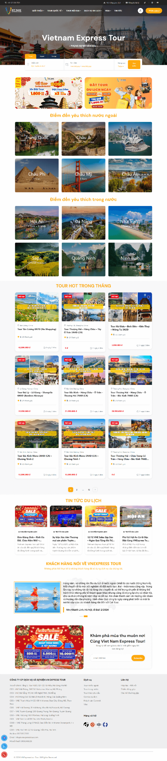 Web về Du lịch 6
