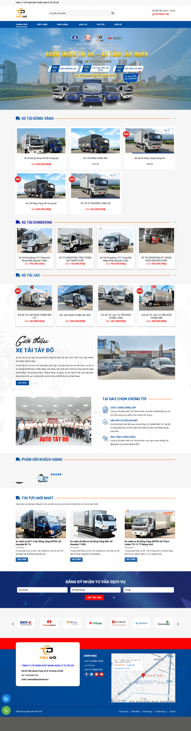 Web chuyên Ô tô tải
