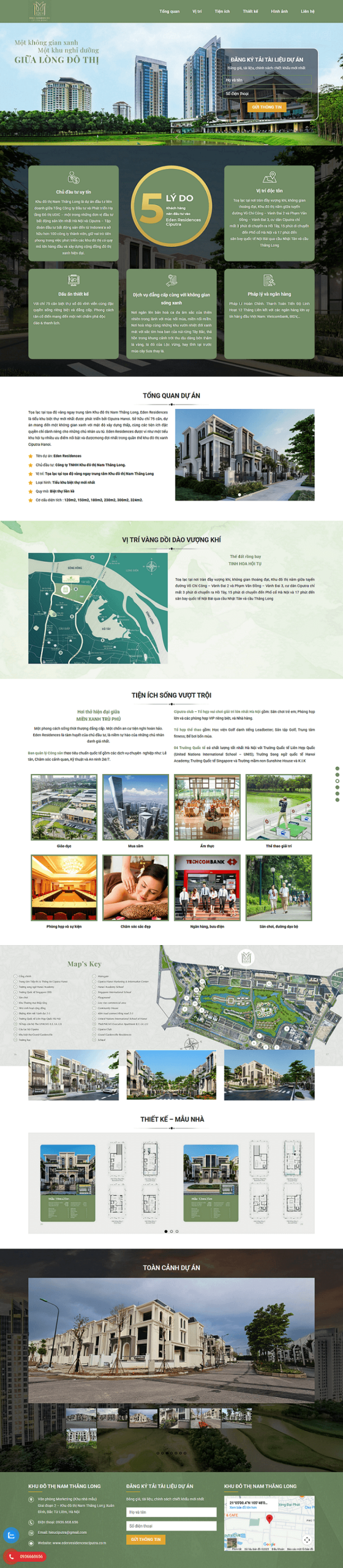 Landing page Bất động sản