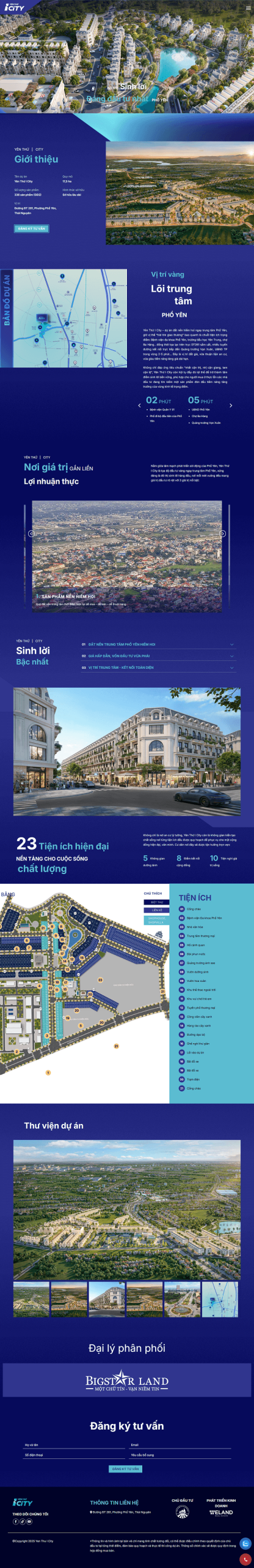 Bất động sản Thái Nguyên - Landing Page