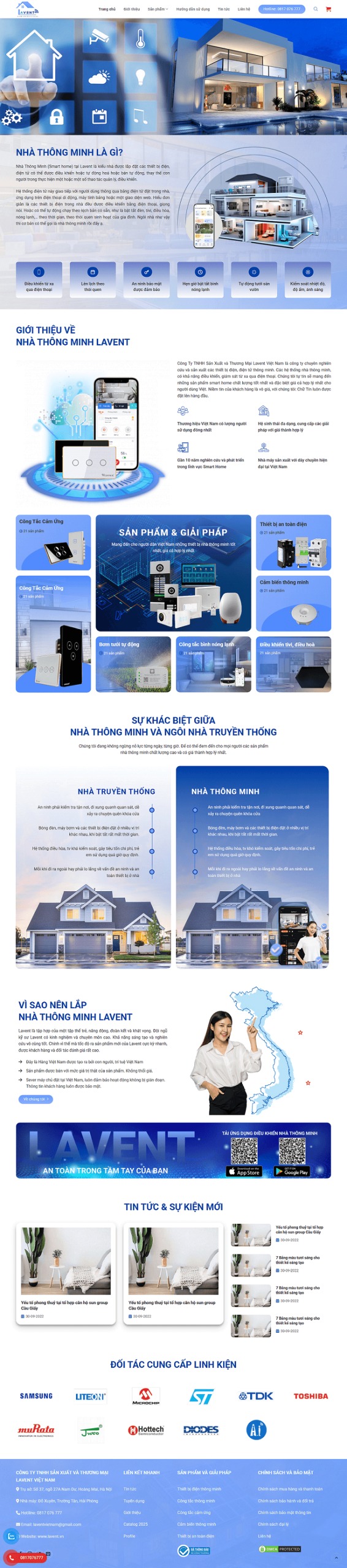Web về Nhà thông minh