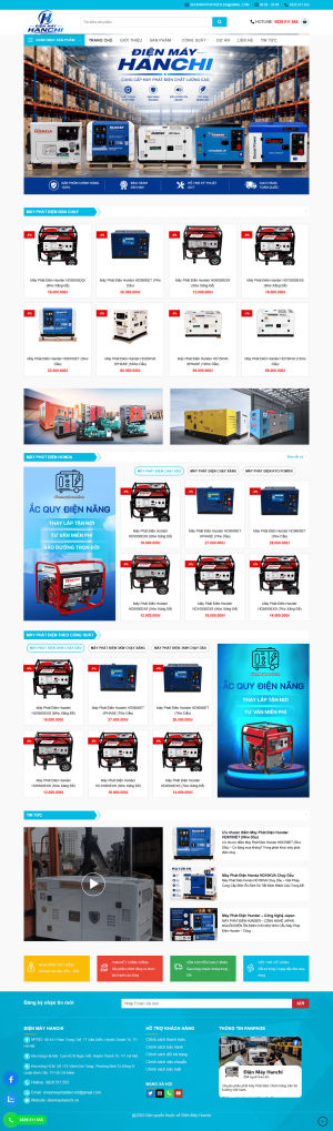 Web điện máy