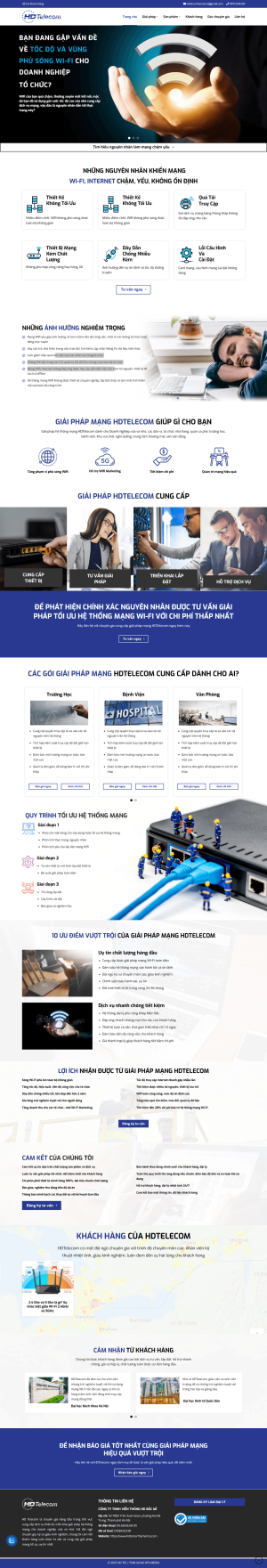 Web về cung cấp dịch vụ viễn thông