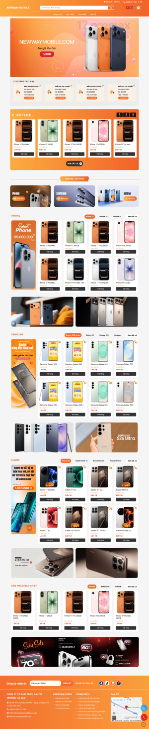 Web bán điện thoại