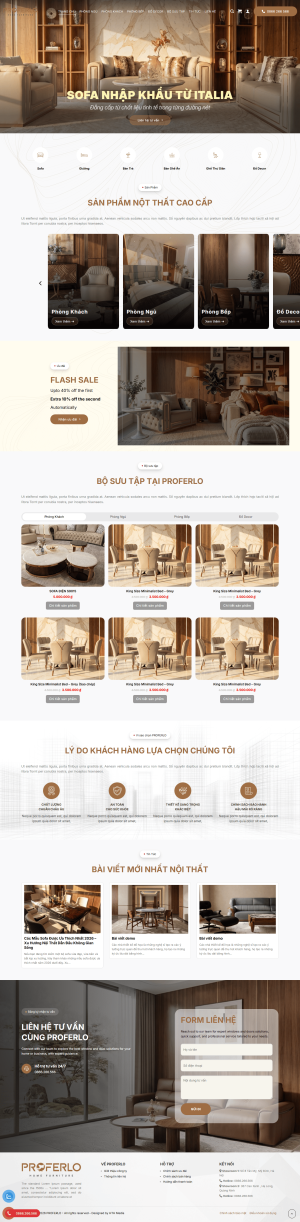 Web về đồ nội thất